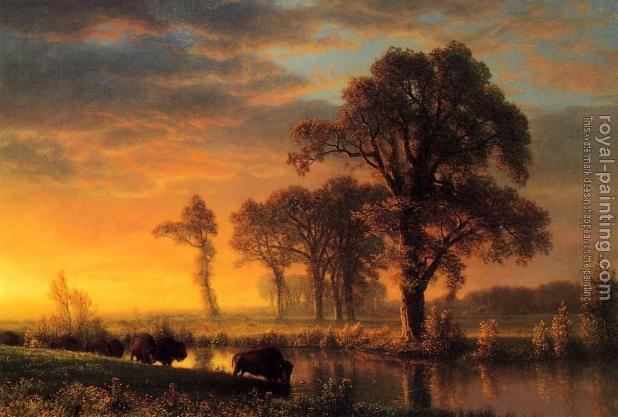 Albert Bierstadt : Western Kansas